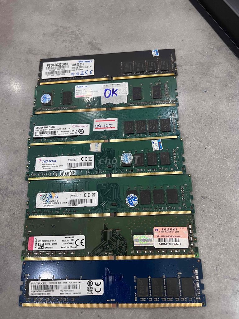 RAM DDR4 8GB máy bộ. Mua bán Linh kiện (RAM, Card...) tại Quận Tân Bình Tp Hồ Chí Minh được đăng bởi IT Tân Bình hình 1