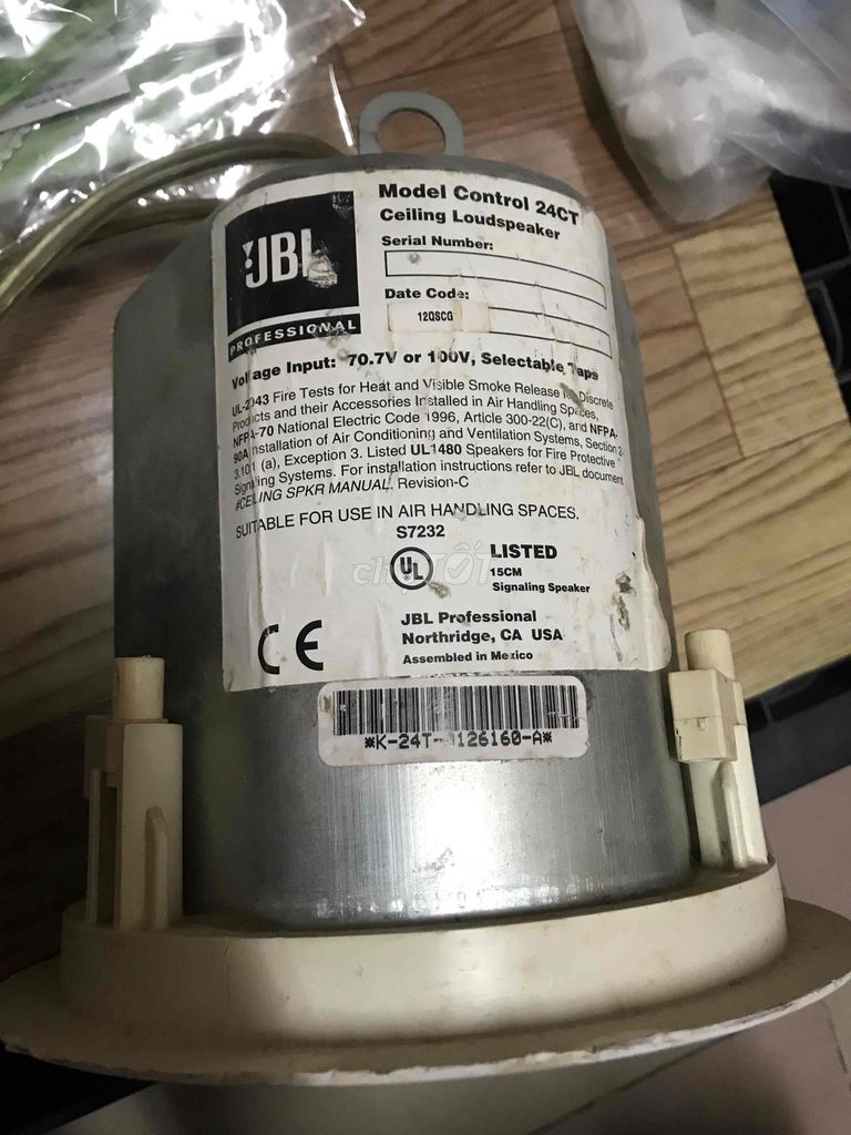 Loa âm trần JBL Control 24CT Xám. Mua bán Tivi, Âm thanh tại Quận 6 Tp Hồ Chí Minh được đăng bởi Hoàng san  hình 1