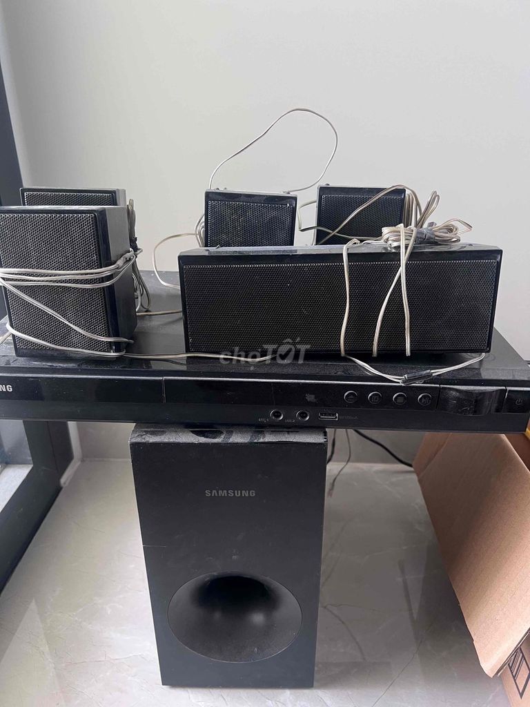 Hệ thống loa Samsung HT-E350K 5.1 Đen. Mua bán Tivi, Âm thanh tại Thành phố Vinh Nghệ An được đăng bởi KUKEN hình 1