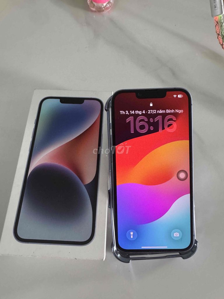 Apple iPhone 14 128GB Mới màu xanh. Mua bán Điện thoại tại Quận 8 Tp Hồ Chí Minh được đăng bởi Bùi Thi hình 1