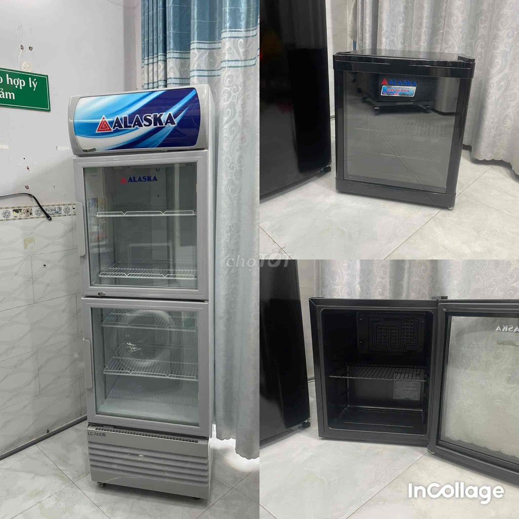 Thanh lý tủ mát Alaska 50L và 385L