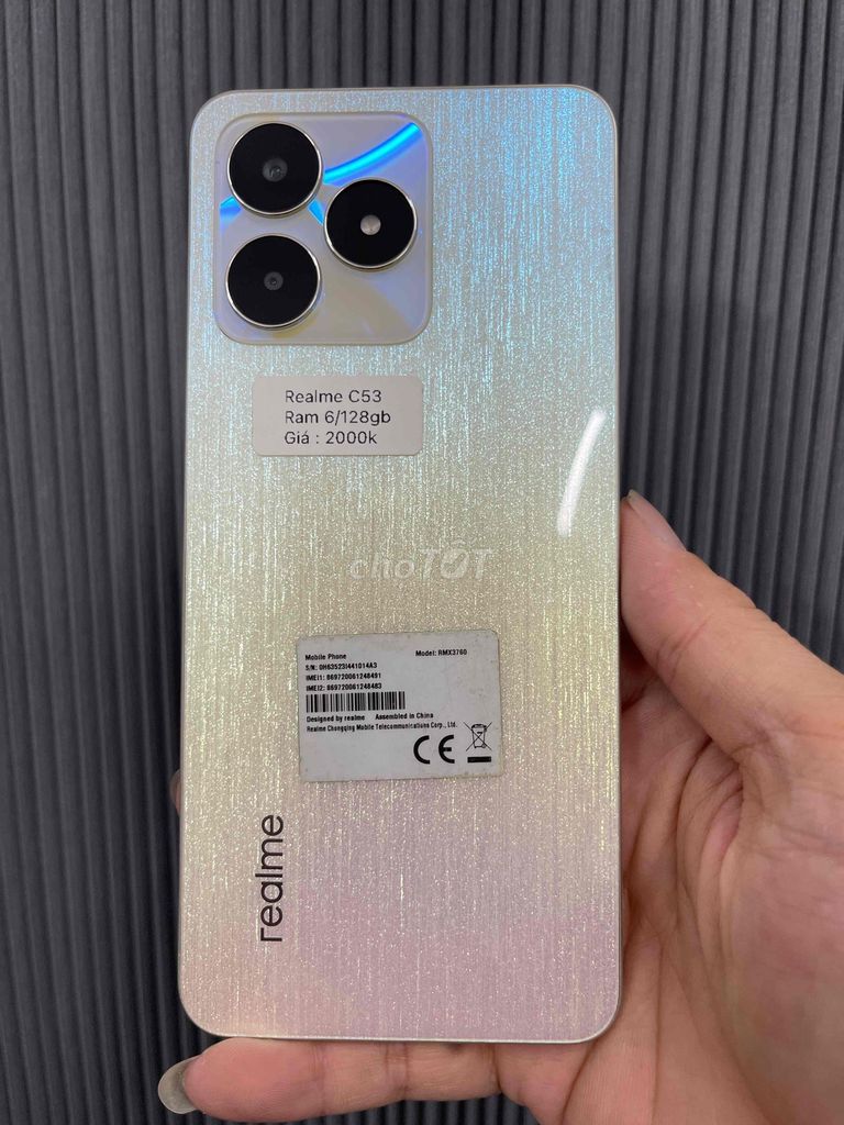 Realme C53 6GB/128GB Vàng. Mua bán Điện thoại tại Quận 4 Tp Hồ Chí Minh được đăng bởi Tuấn hình 1