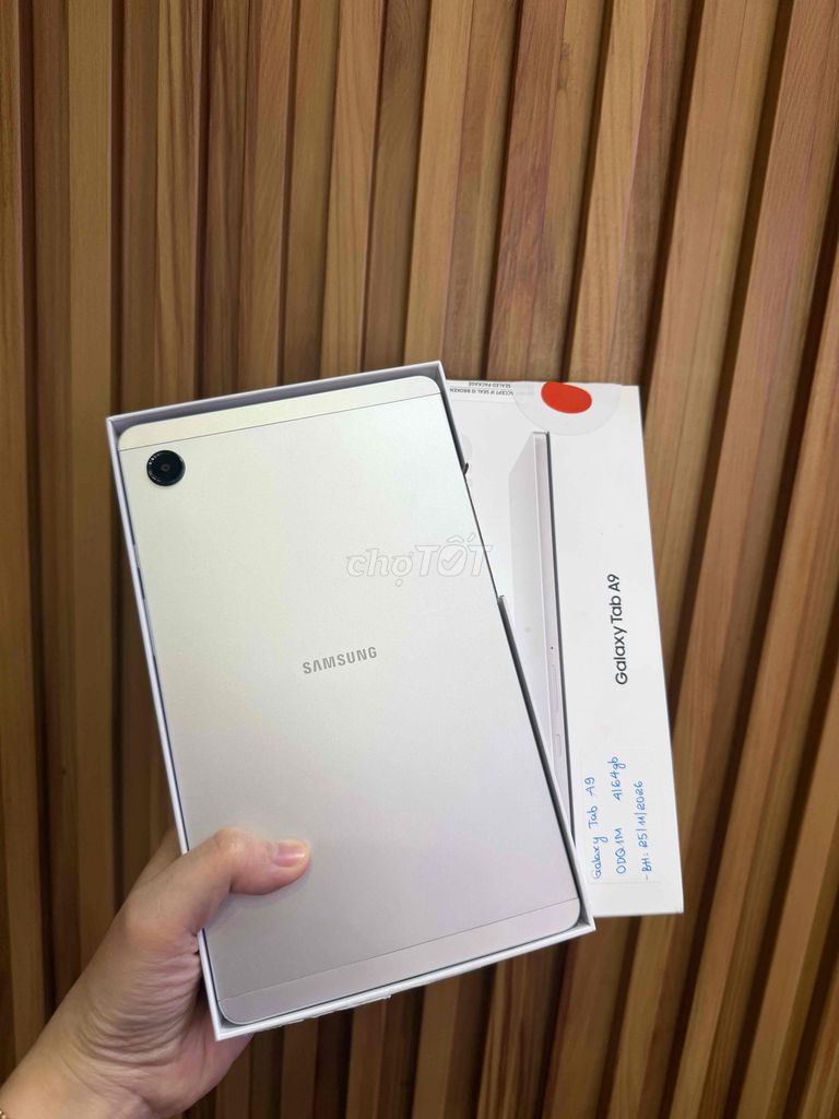 Samsung Tab A9 Fullbox bh 25/11/2026. Mua bán Máy tính bảng tại Quận 10 Tp Hồ Chí Minh được đăng bởi Đăng Sơn Store hình 1