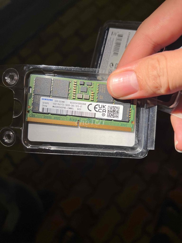 RAM Samsung DDR5 16GB. Mua bán Linh kiện (RAM, Card...) tại Quận 11 Tp Hồ Chí Minh được đăng bởi Phú Quý hình 1