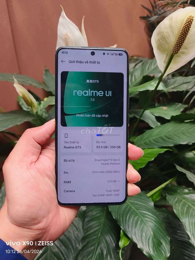 Realme GT 5 256GB. Mua bán Điện thoại tại Quận Tây Hồ Hà Nội được đăng bởi Nguyễn Anh hình 1