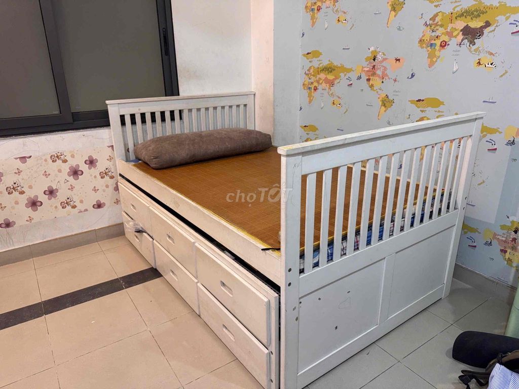 Thanh lí Giường Hộp 2 Tầng gỗ thông, tặng 2 nệm. Mua bán Giường, chăn ga gối nệm tại Quận 7 Tp Hồ Chí Minh được đăng bởi Rain hình 1