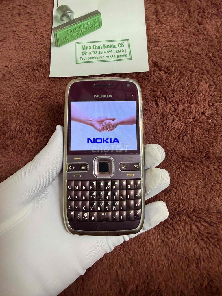 Nokia E72 Tím hàng công ty FPT. Mua bán Điện thoại tại Quận 10 Tp Hồ Chí Minh được đăng bởi Mua Bán Nokia Cổ hình 1