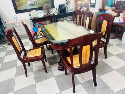 dọn nhà bộ bàn ghế ăn gỗ mặt đá mua 36tr bán 5,9tr. Mua bán Bàn ghế tại Quận 12 Tp Hồ Chí Minh được đăng bởi Thành côbg 