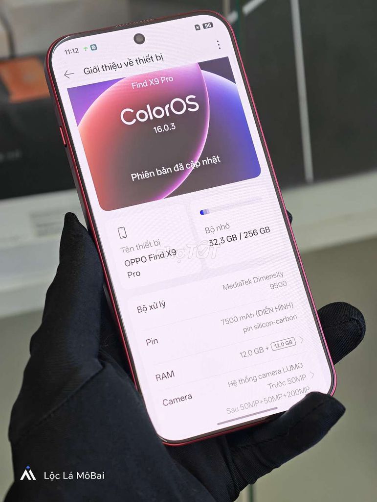 Oppo Find X9 Pro 256GB Đỏ. Mua bán Điện thoại tại Thành phố Đà Lạt Lâm Đồng được đăng bởi Lộc Lá Mô Bai hình 1