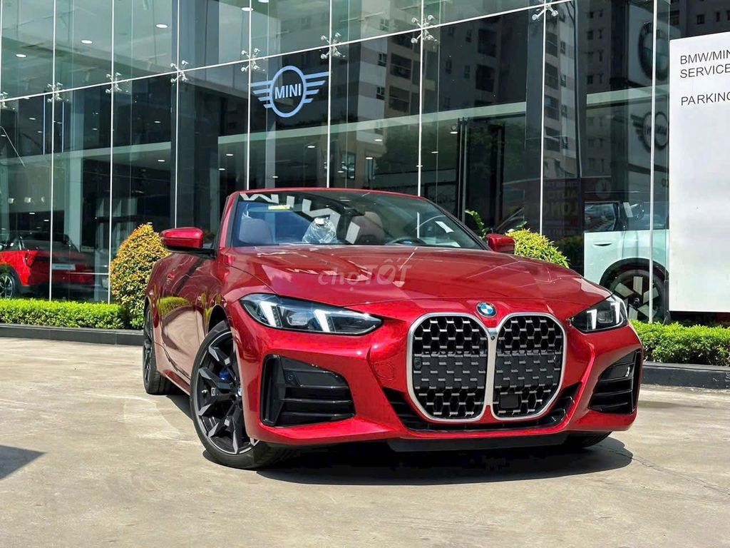 BMW 430i кабриолет M спортивный красный кабриолет