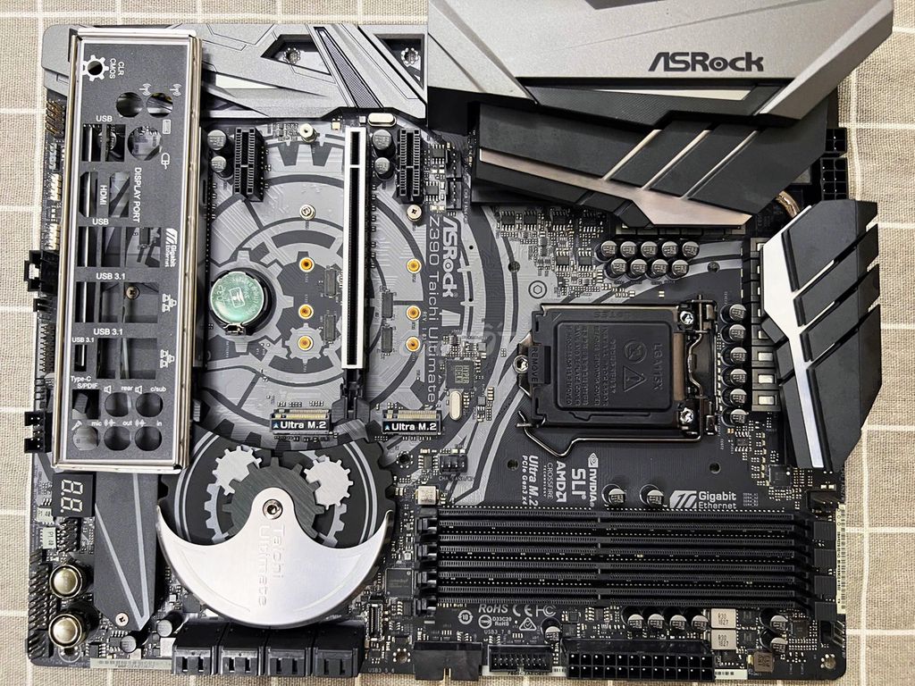 Main máy tính Asrock Z390 Taichi Ultimate ngon xịn. Mua bán Linh kiện (RAM, Card...) tại Quận Thanh Xuân Hà Nội được đăng bởi Dương Thành hình 1