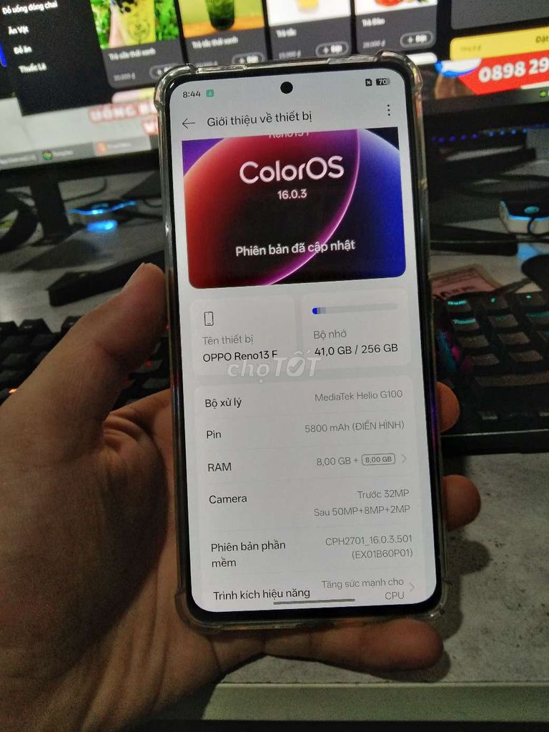Oppo Reno 13F 5G 256GB Đã qua sử dụng. Mua bán Điện thoại tại Quận Bình Tân Tp Hồ Chí Minh được đăng bởi Vlogs Độc Lạ hình 1