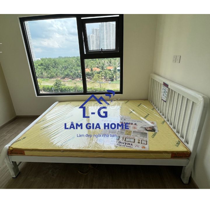 giuòng sắt/giường sắt&giường sắt ^giường sắt/. Mua bán Giường, chăn ga gối nệm tại Quận 8 Tp Hồ Chí Minh được đăng bởi Lâm Gia Home hình 1