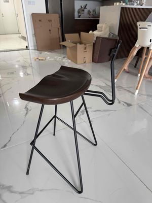 Thanh lý ghế bar gỗ chân sắt - thiết kế tối giản,. Mua bán Bàn ghế tại Quận Nam Từ Liêm Hà Nội được đăng bởi Ngọc