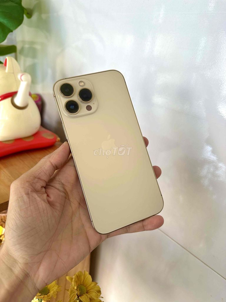 Apple iPhone 13 Pro Max 128GB Vàng. Mua bán Điện thoại tại Thành phố Long Xuyên An Giang được đăng bởi phong LX  hình 1
