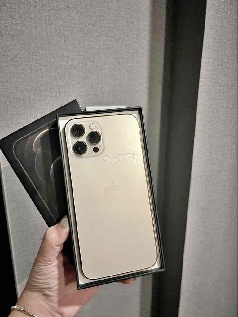 iPhone 12 Pro Max 128GB Gold FULLBOX BH APPLE 2023. Mua bán Điện thoại tại Quận 10 Tp Hồ Chí Minh được đăng bởi iStockHCM hình 1