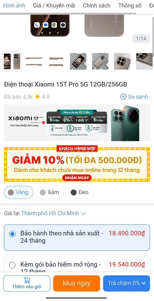 Xiaomi 15T Pro 5G 256GB Mới 100%. Mua bán Điện thoại tại Thị xã Phú Mỹ Bà Rịa - Vũng Tàu được đăng bởi Shark Store Phú Mỹ hình 1