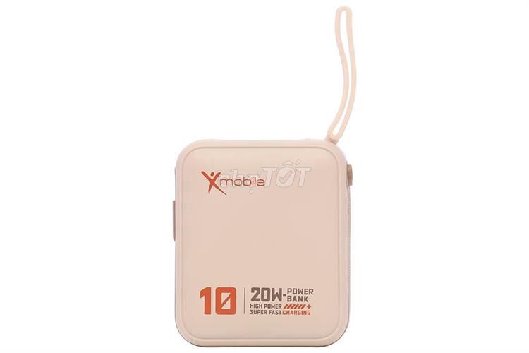 Sạc dự phòng Xmobile DS2054B 10000mAh Hồng nhạt. Mua bán Phụ kiện (Màn hình, Chuột...) tại Thành phố Vĩnh Long Vĩnh Long được đăng bởi Chú Khải Duy hình 1
