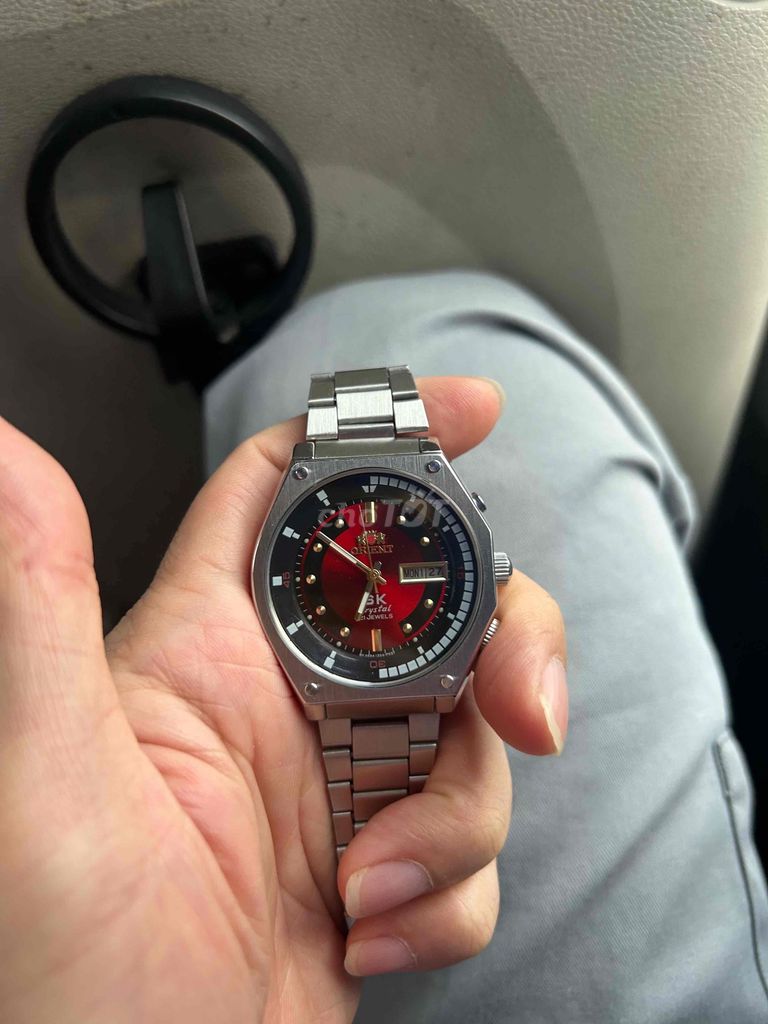 Đồng hồ Orient SK Lửa Crystal Nam Đỏ. Mua bán Đồng hồ tại Huyện Đông Anh Hà Nội được đăng bởi Minh hình 1