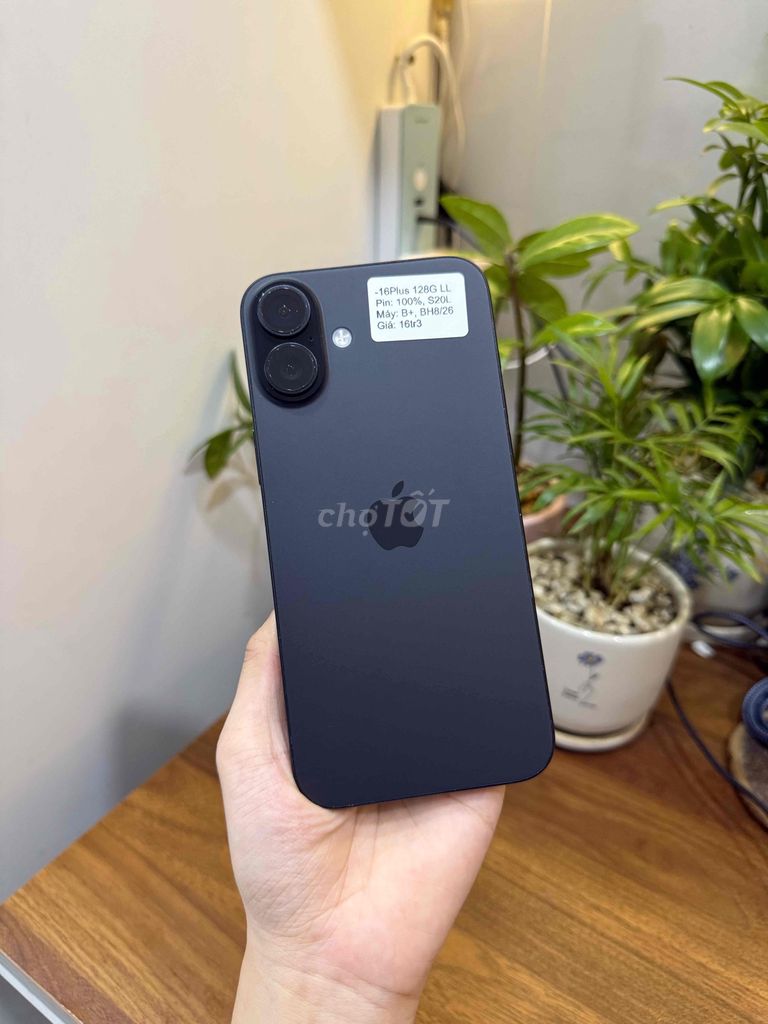 iPhone 16 Plus 128GB Đen (Còn BH Apple). Mua bán Điện thoại tại Huyện Hóc Môn Tp Hồ Chí Minh được đăng bởi Luân Hoài hình 1