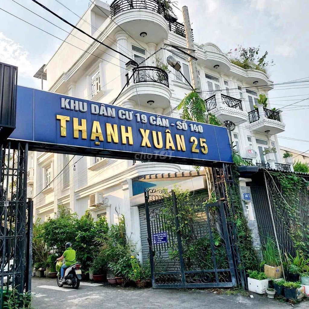 Nhà 1 trệt 3 lầu Thạnh Xuân 25 q12