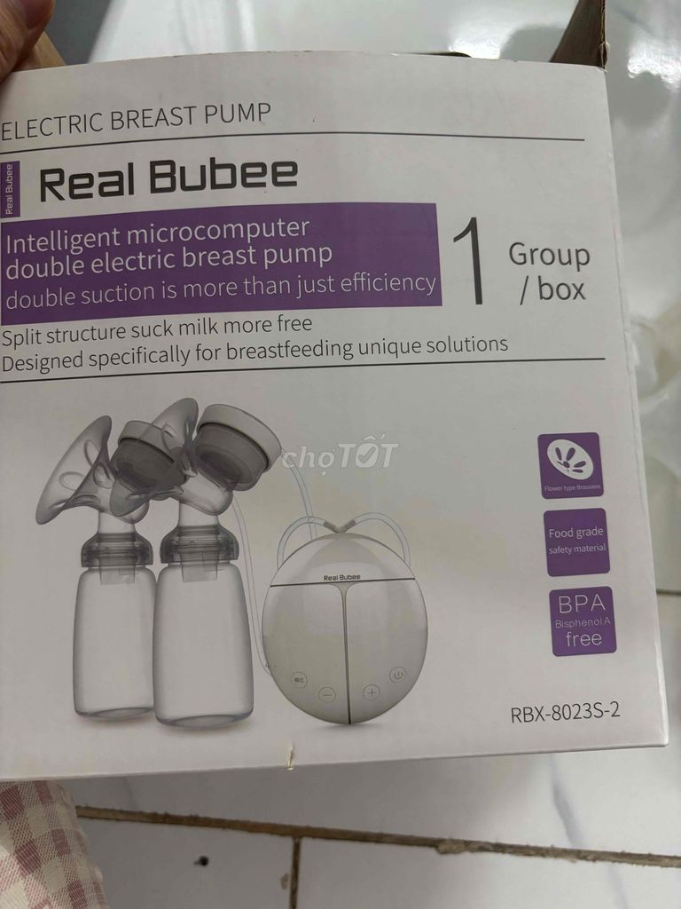 Máy hút sữa Real Bubee RBX-8023S-2. Mua bán Mẹ và bé tại Huyện Bình Chánh Tp Hồ Chí Minh được đăng bởi Peanut hình 1
