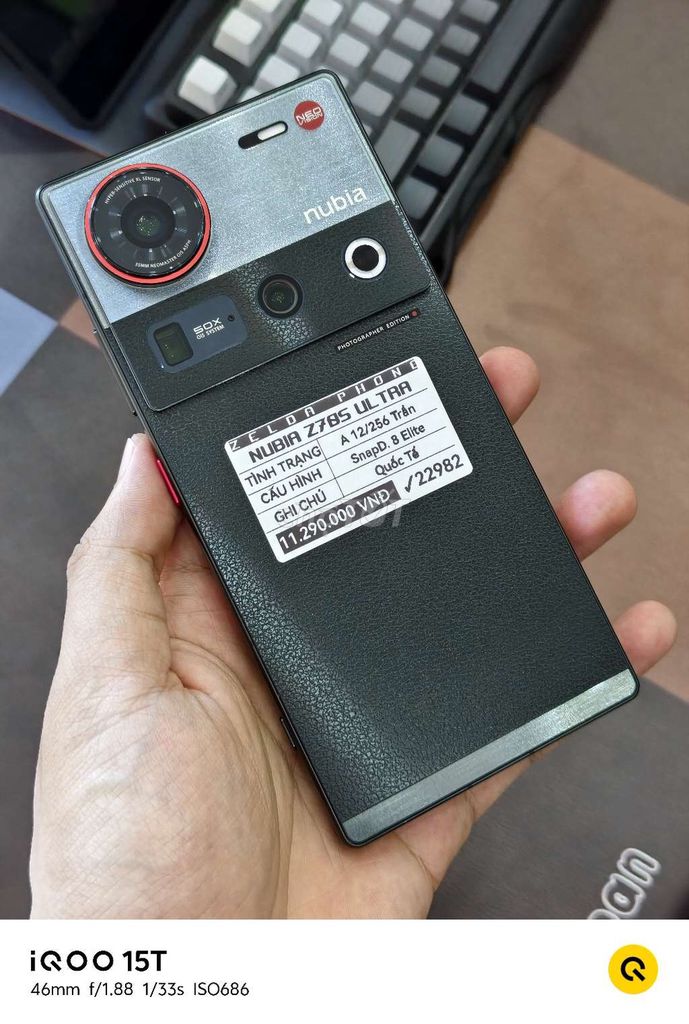 Nubia Z70s Ultra 12GB 256GB Đen Trần. Mua bán Điện thoại tại Quận Ninh Kiều Cần Thơ được đăng bởi Zelda Phone hình 1