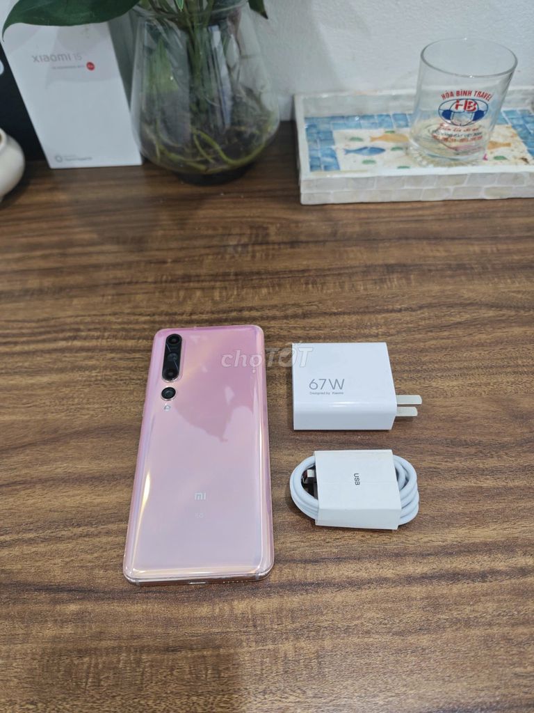 Xiaomi Mi 10 5G 8/256 Hồng sạc 67w có ship COD . Mua bán Điện thoại tại Quận Hoàng Mai Hà Nội được đăng bởi Trần Ngọc Hiếu hình 1