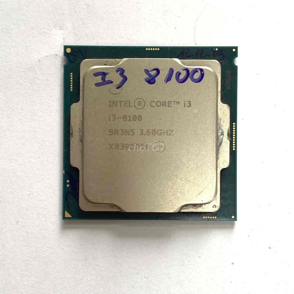 CPU Intel Core i3-8100  (sk1151). Mua bán Linh kiện (RAM, Card...) tại Quận Tân Phú Tp Hồ Chí Minh được đăng bởi Nguyễn Phong hình 1