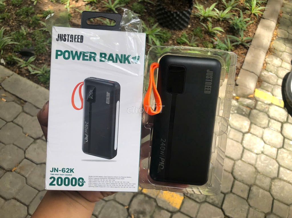 Pin Sạc Dự Phòng JUSTNEED JN62K 20000 mah QC PD - 127230116