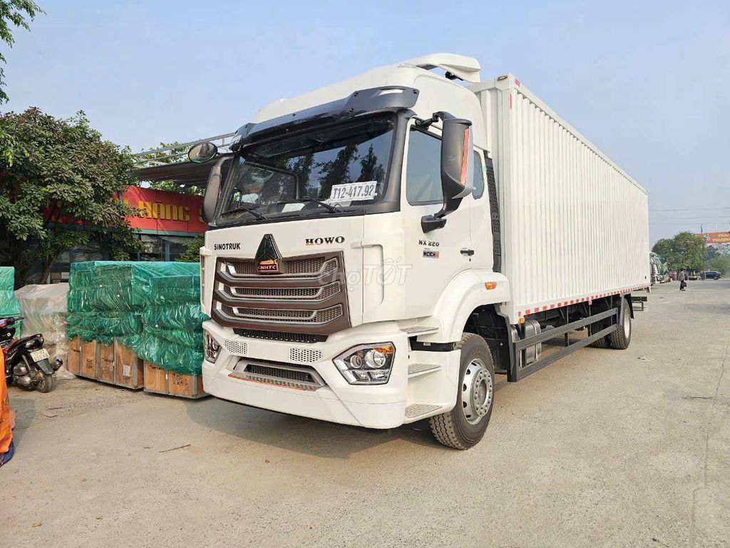 Xe tải Howo 4x2 8 tấn Thùng kín nhập khẩu dài 9,9m. Mua bán Xe tải, xe ben tại Thành phố Biên Hòa Đồng Nai được đăng bởi Howo vimid hình 9