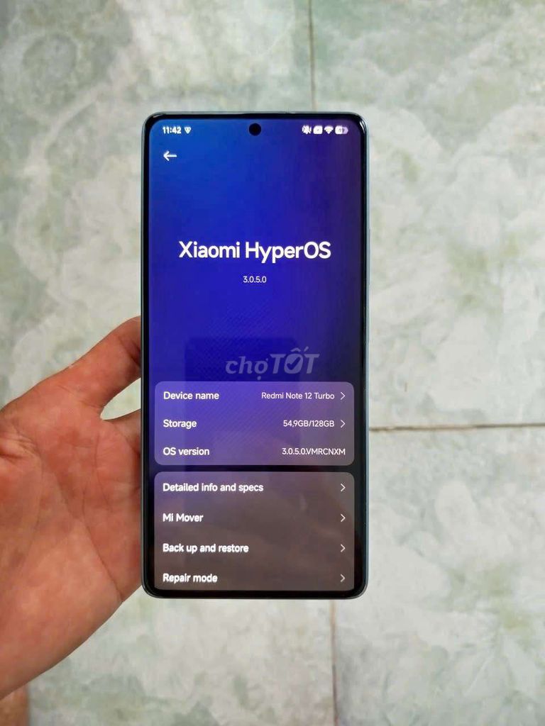 Xiaomi Redmi Note 12 Turbo 128GB. Mua bán Điện thoại tại Huyện Vũng Liêm Vĩnh Long được đăng bởi Van hình 1