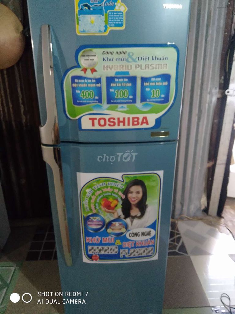 0879188584 - Bán tủ lạnh Toshiba hơn 2 chăm lít như hình Sài ok