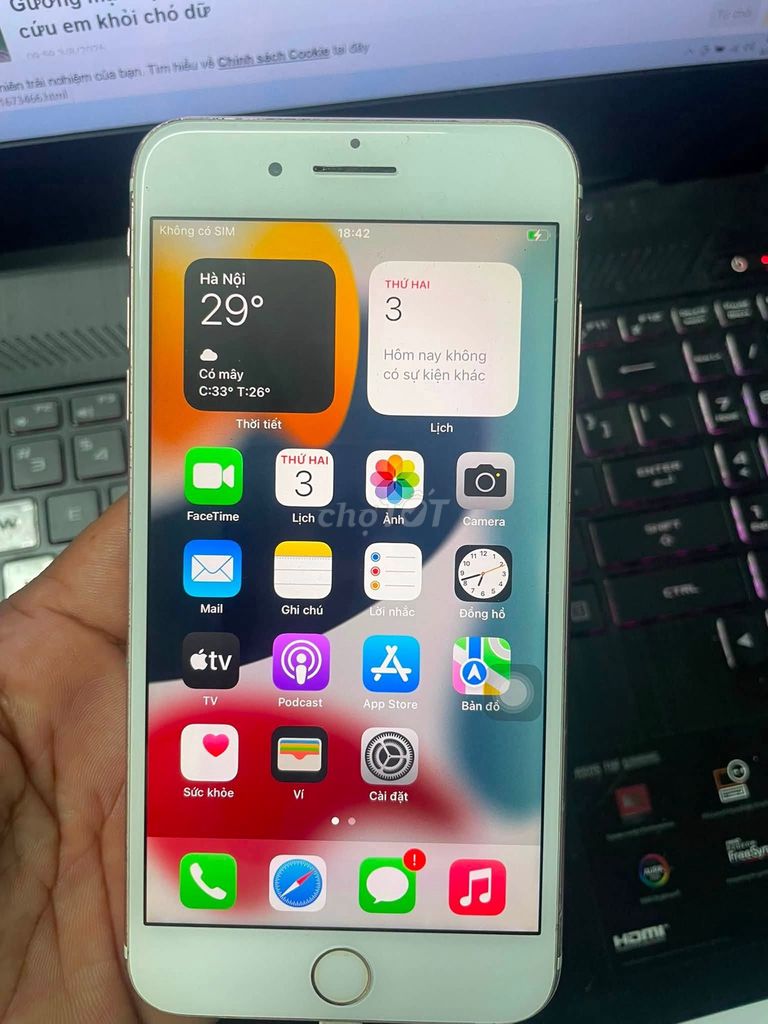 Apple iPhone 7 Plus 32GB Vàng hồng Đã qua sử dụng. Mua bán Điện thoại tại Quận 10 Tp Hồ Chí Minh được đăng bởi Hội Đồ Điện Tử hình 1