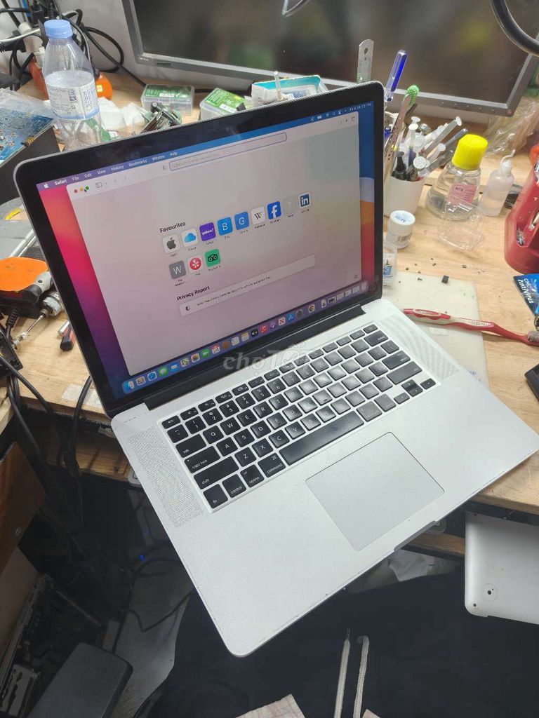 Apple Macbook Pro i7 16GB/500GB 2014 Bạc. Mua bán Laptop tại Quận Thanh Xuân Hà Nội được đăng bởi bao linh hình 1