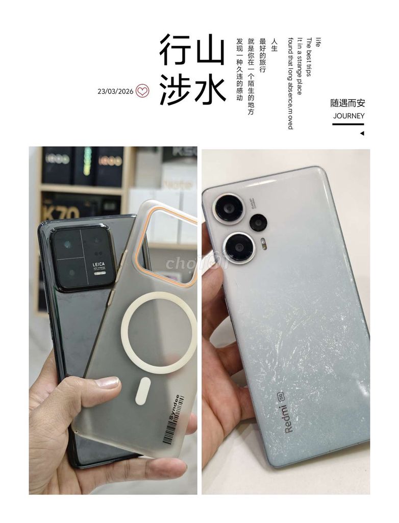 THANHLY MI 13 PRO 512 QTE ZIN& NOTE 12 TURBO ZIN. Mua bán Điện thoại tại Quận Thanh Khê Đà Nẵng được đăng bởi Minh Máy Chất Lượng 4K MOBILE hình 1