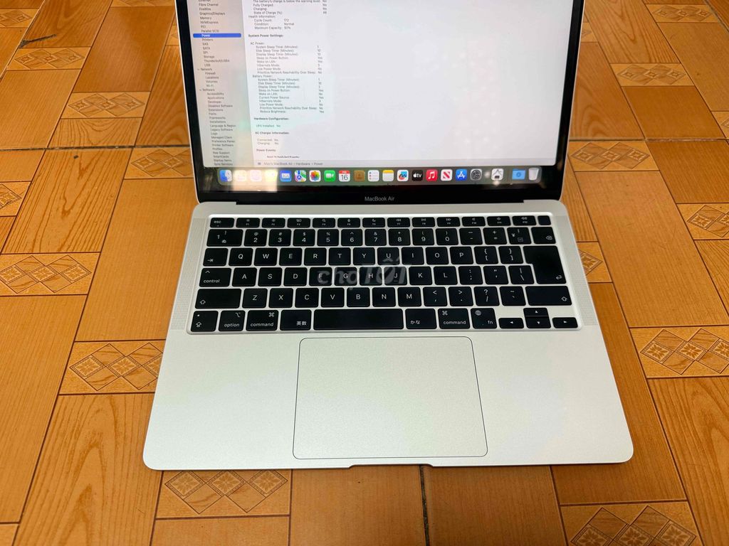 Macbook Air M1 Silver 8gb 512gb nguyên zin. Mua bán Laptop tại Quận 6 Tp Hồ Chí Minh được đăng bởi Laptop Phương Nghi hình 1