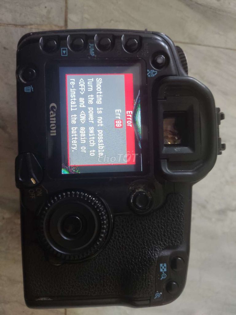 Máy ảnh Canon 30D Lỗi Err99. Mua bán Máy ảnh, Máy quay tại Quận Cầu Giấy Hà Nội được đăng bởi Khánh Toàn Lê hình 1