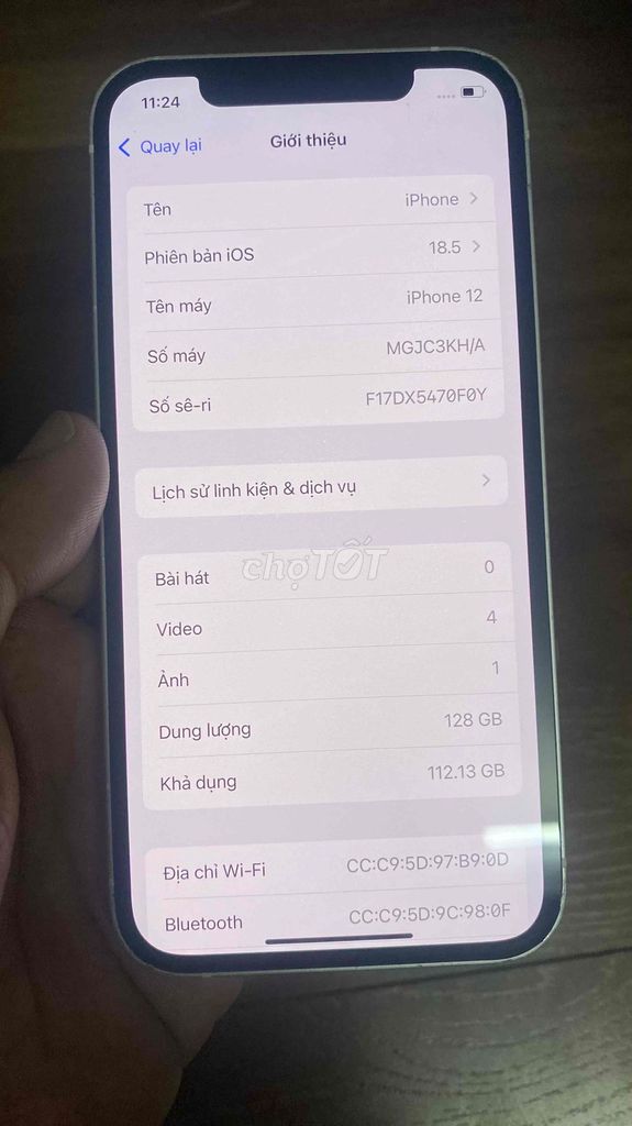 Apple iPhone 12 128GB zin đét. Mua bán Điện thoại tại Quận Hà Đông Hà Nội được đăng bởi Cường hình 1