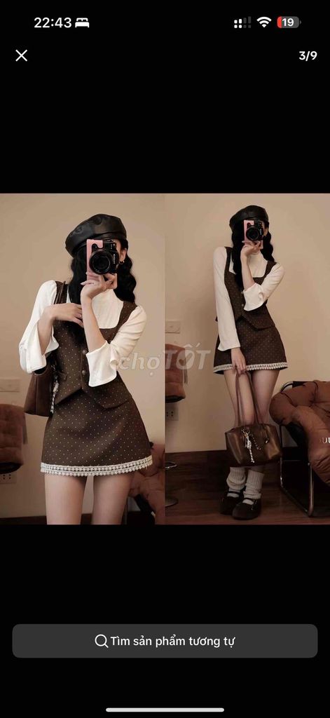 Váy yếm Nữ Vải mềm mại size M. Mua bán Quần áo tại Huyện Ea Kar Đắk Lắk được đăng bởi Nhunnng hình 1