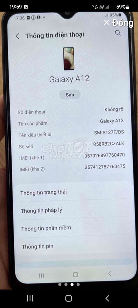 Len doi samsung a12  128gb. Mua bán Điện thoại tại Quận 7 Tp Hồ Chí Minh được đăng bởi hang hình 1