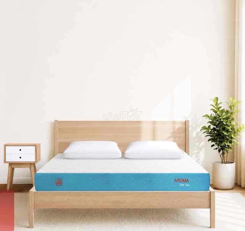 Nệm Foam DOAM AROMA COOL FRESH MASSAGE Xanh dương. Mua bán Giường, chăn ga gối nệm tại Thành phố Cà Mau Cà Mau được đăng bởi Nệm Giá Kho Cà Mau hình 1