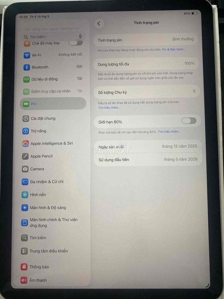Apple iPad Air 7-M3 11 inch 128GB VN 5G New. Mua bán Máy tính bảng tại Quận Đống Đa Hà Nội được đăng bởi Quý Hoàng hình 1