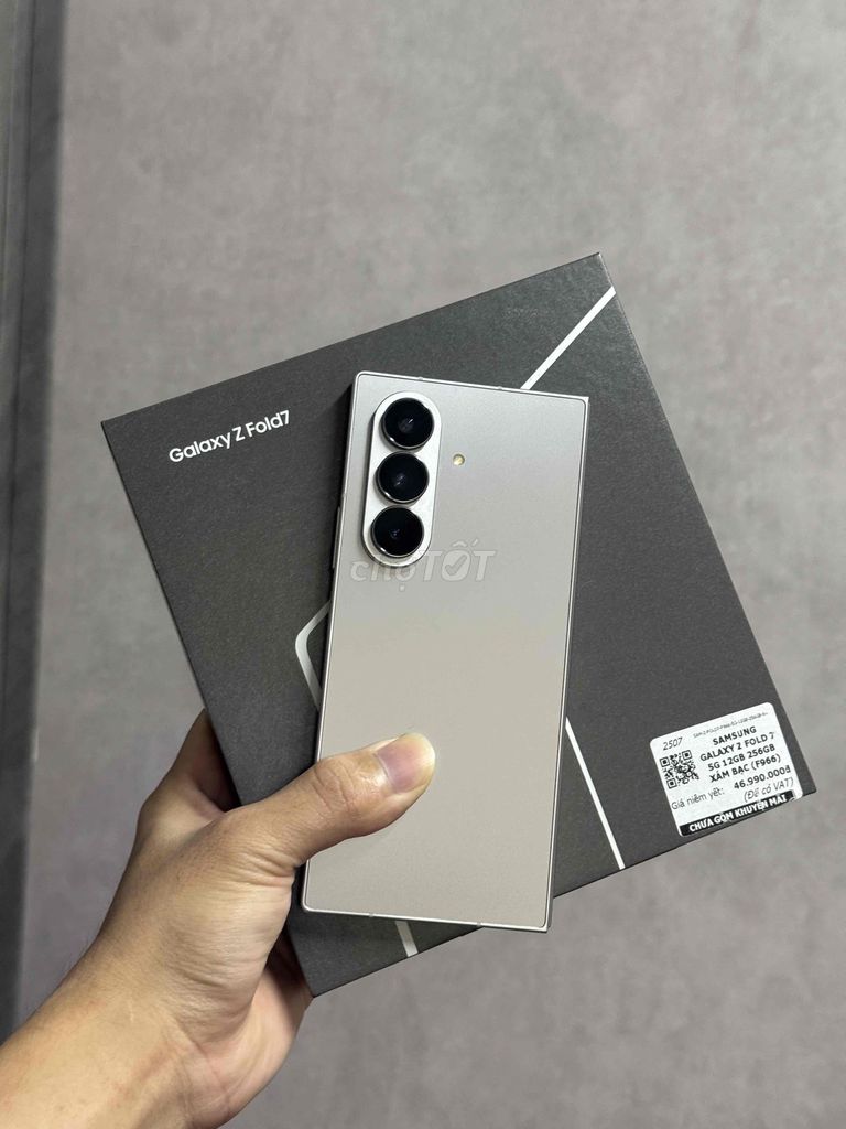 Samsung Z Fold 7 256GB Titan. Mua bán Điện thoại tại Quận Bình Thạnh Tp Hồ Chí Minh được đăng bởi Tuấn 5G Giá Sỉ Sam hình 1