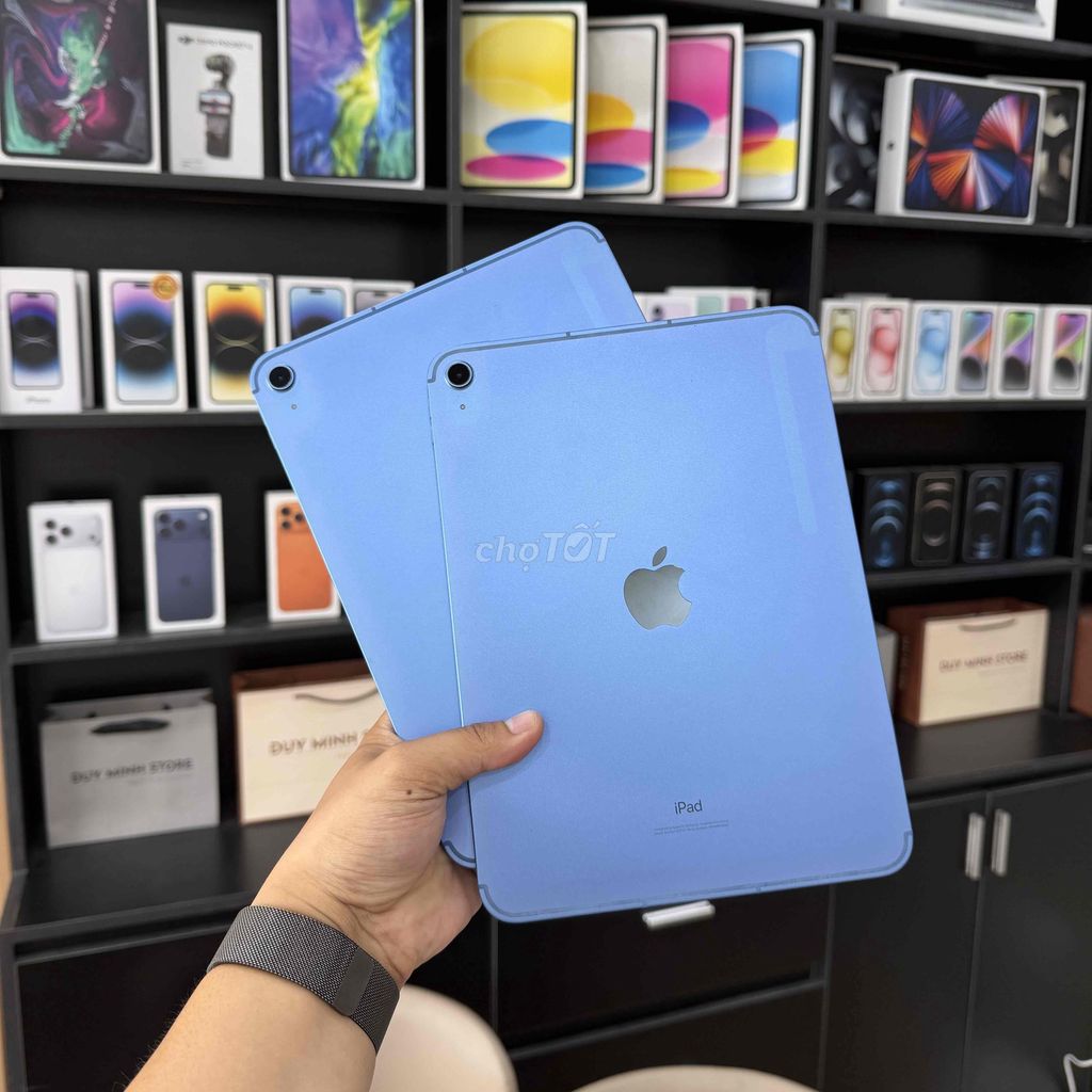 iPad Gen 10 64GB 4G Blue Fullbox. Mua bán Máy tính bảng tại Quận Thanh Khê Đà Nẵng được đăng bởi Duy Minh Apple Store hình 1