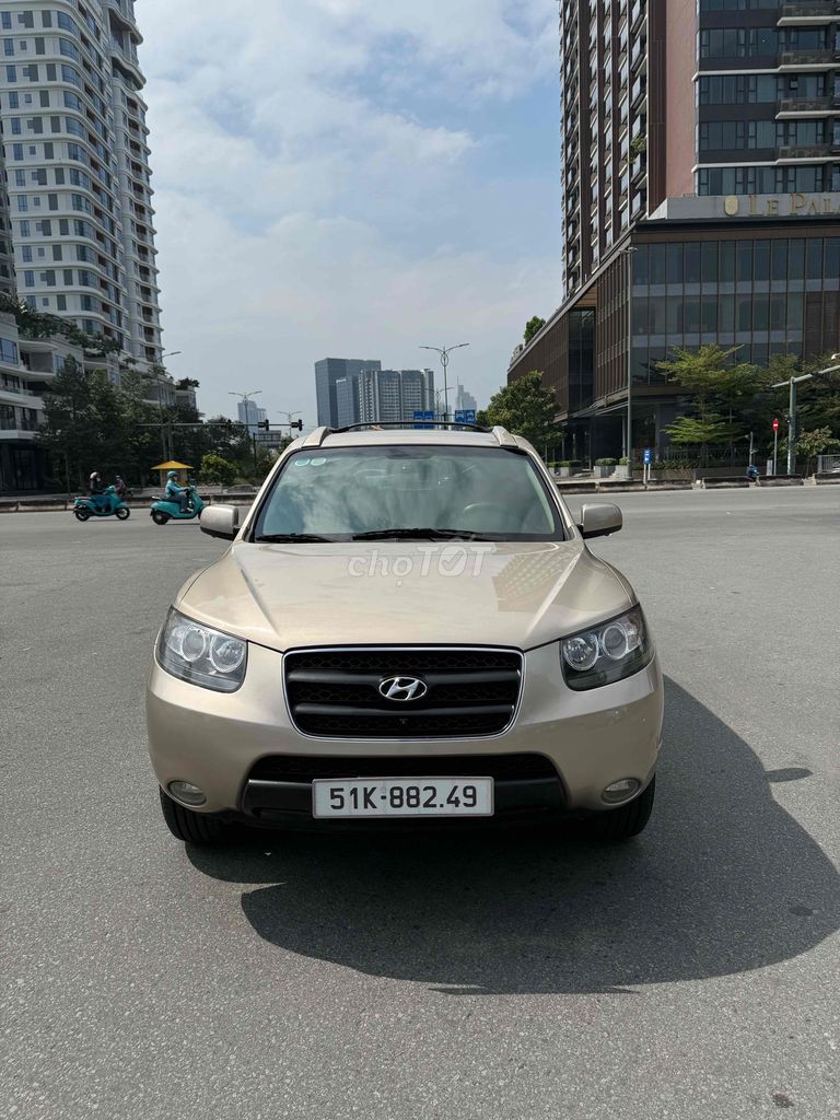 Hyundai Santa Fe 2008, máy xăng, 2 cầu, số tự động