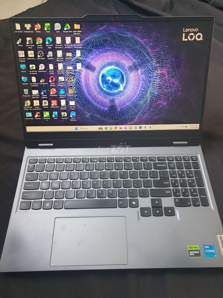 Lenovo LOQ i5 15.6 inch 2.4GHz, 512GB RTX 3050. Mua bán Laptop tại Huyện Củ Chi Tp Hồ Chí Minh được đăng bởi An Trần hình 1