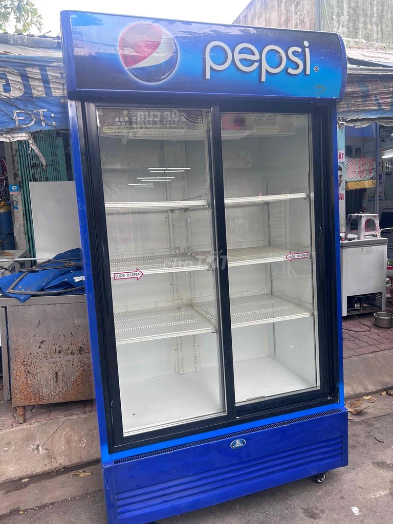 tủ mát pepsi 1300 lít ko đóng tuyết