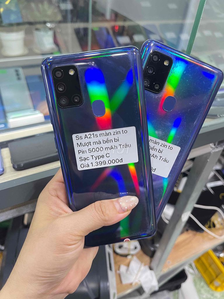 Samsung A21s Đen. Mua bán Điện thoại tại Thành phố Bến Tre Bến Tre được đăng bởi Điện thoại Bến Tre giá rẻ hình 1