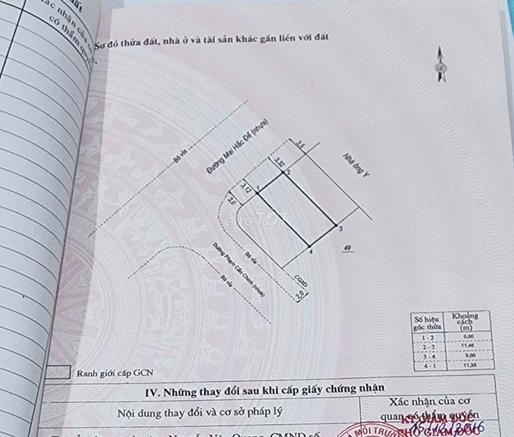 Nhà góc cua Mai Hắc Đế và Phạm Cần Chính, ngang hơn 10m.. Mua bán nhà ở tại Thành phố Qui Nhơn Bình Định được đăng bởi Nguyễn Trị An hình 3